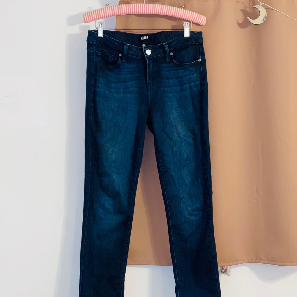 PAIGE Denim Skyline Skinny Dark Wash Jeans 29